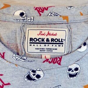 Red Jacket Rock & Roll Hall of Fame Skull T-Shirt